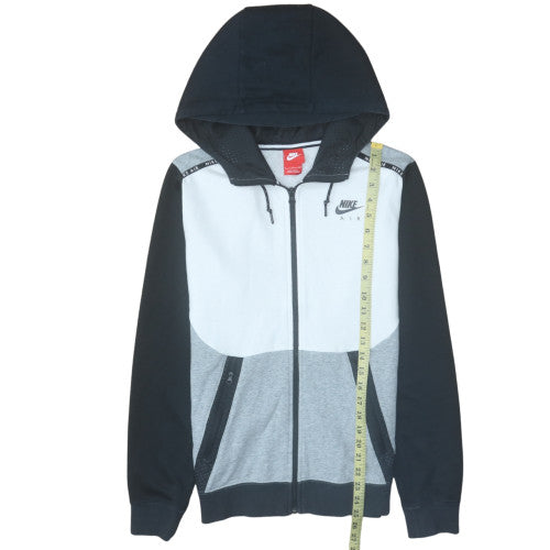 Nike Air Men's Grey Full Zip Hoodie Size S Lightweight Sportswear