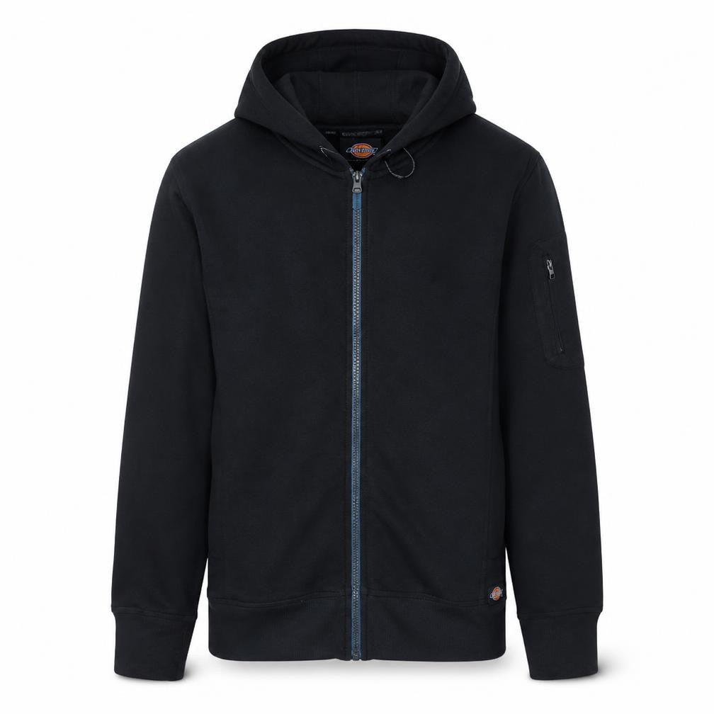 Dickies Men's Black Full Zip Hoodie Size S Regular Fit