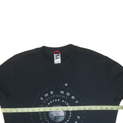 The North Face Men's Black Cotton Crew Neck Sweatshirt M
