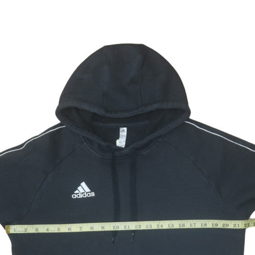 Adidas Mens Black Pullover Hoodie Large Fleece Sportswear