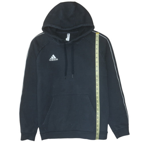 Adidas Mens Black Pullover Hoodie Large Fleece Sportswear