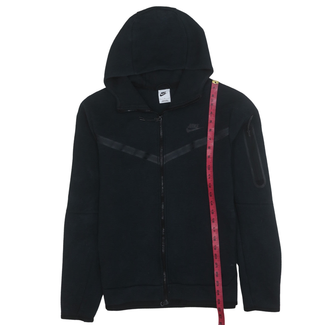 Nike Men's Black Full Zip Hoodie Size M Fleece Sportswear