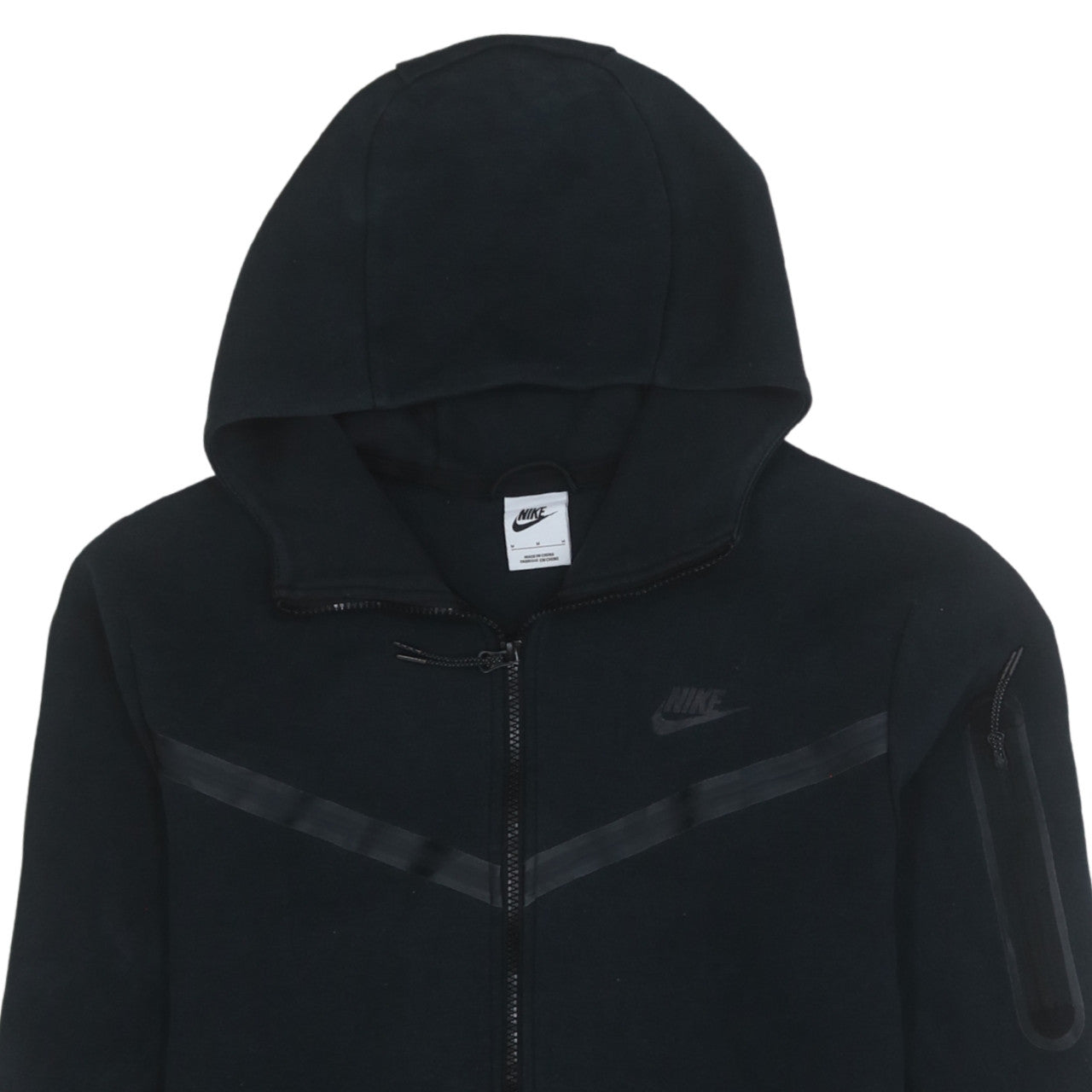 Nike Men's Black Full Zip Hoodie Size M Fleece Sportswear