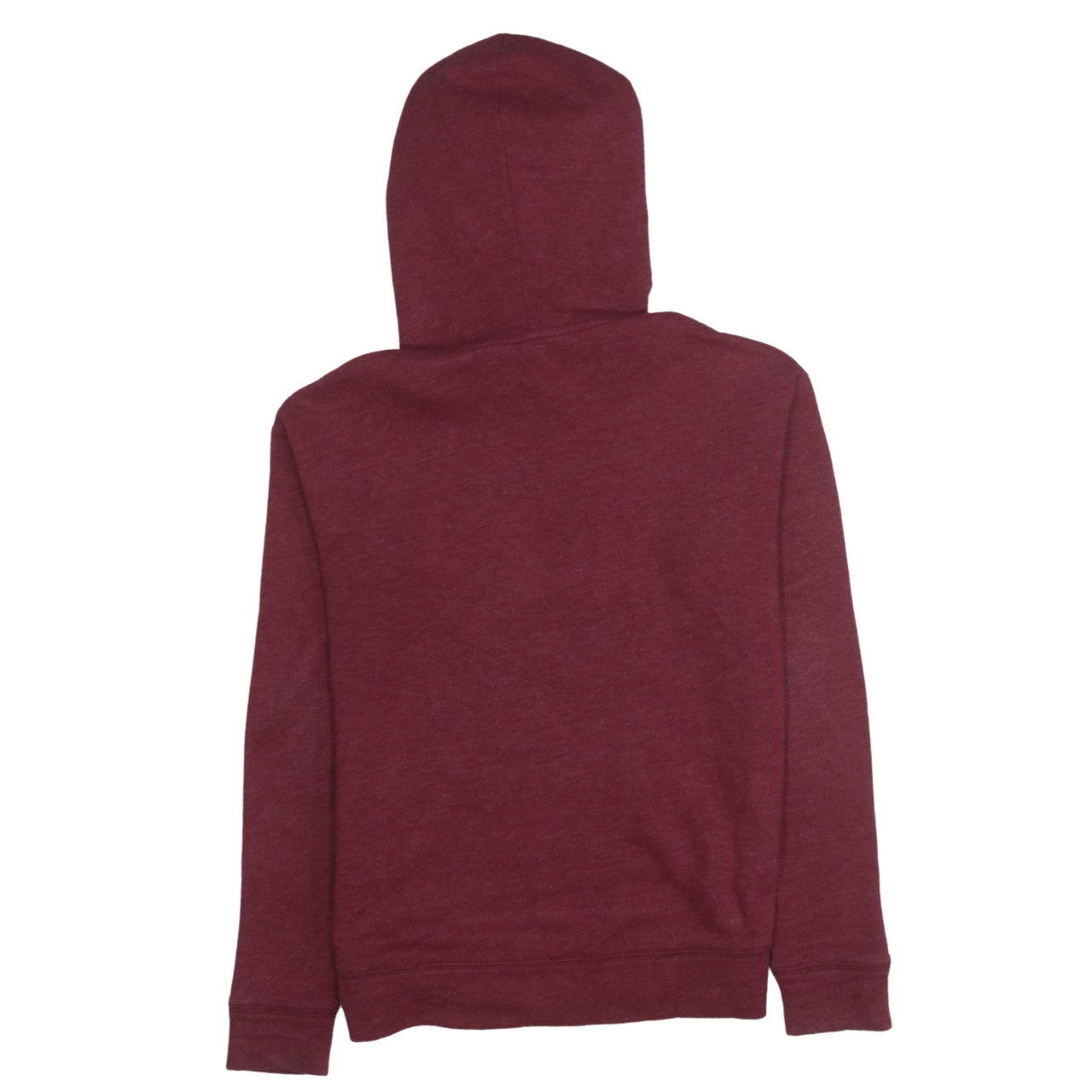 Hollister Womens Burgundy Pullover Hoodie XS Logo Print Casual