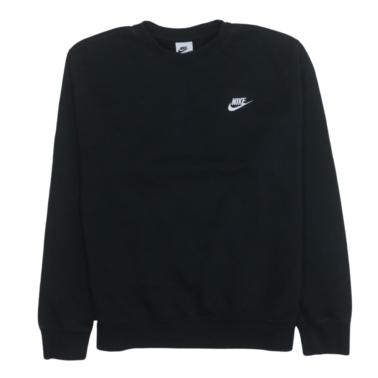 Nike Men's Black Crew Neck Pullover Sweatshirt Medium