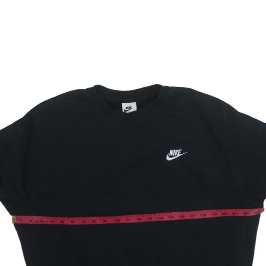 Nike Men's Black Crew Neck Pullover Sweatshirt Medium