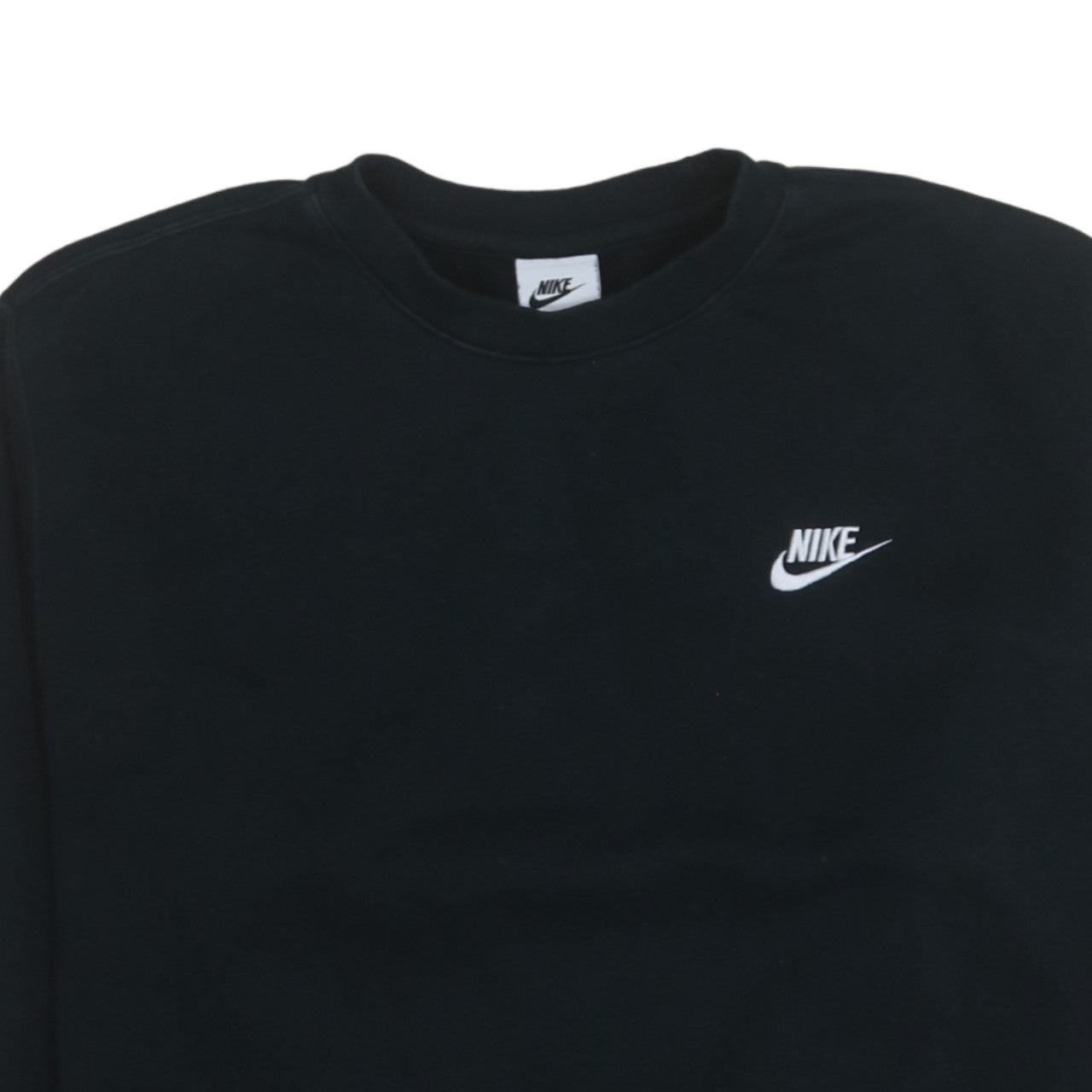 Nike Men's Black Crew Neck Pullover Sweatshirt Medium