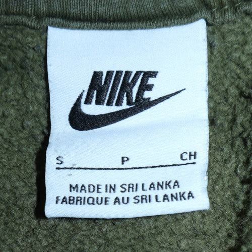 Nike Men’s Green Pullover Hoodie Small Regular Fit Fleece