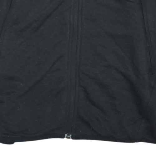 Adidas Womens Black Full Zip Hoodie XS Hooded Sweatshirt Casual