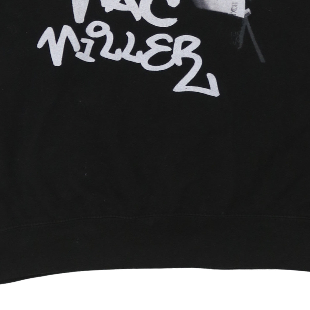 AWDis Mens Black Mac Miller Graphic Pullover Sweatshirt L
