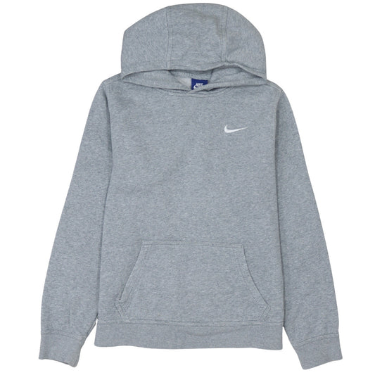 Nike Boys Grey XL Pullover Hoodie Sweatshirt 13-15 Years Fleece Lined