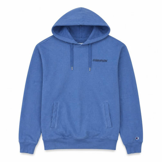 Champion Men's Blue Pullover Hoodie Size M Fleece Regular Fit