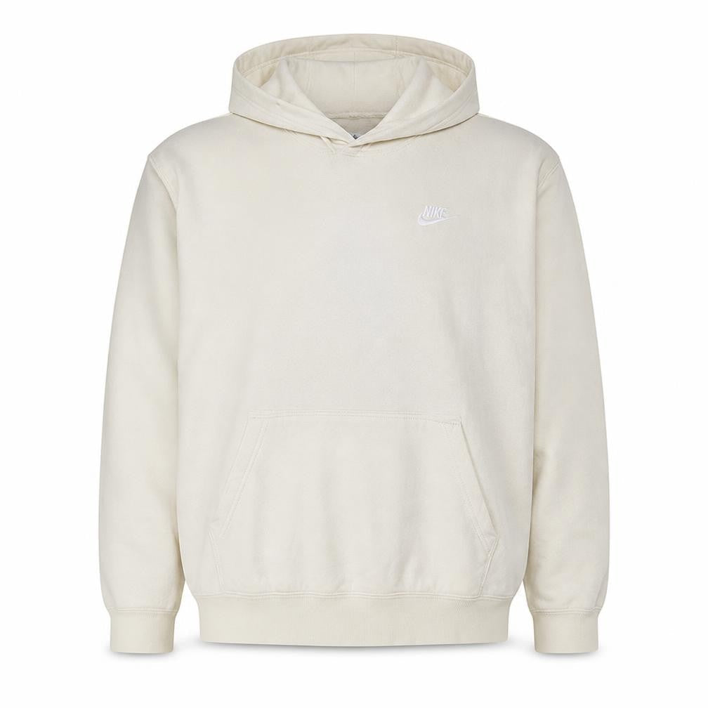 Nike Men's Beige 2XL Pullover Hoodie Fleece Sweatshirt