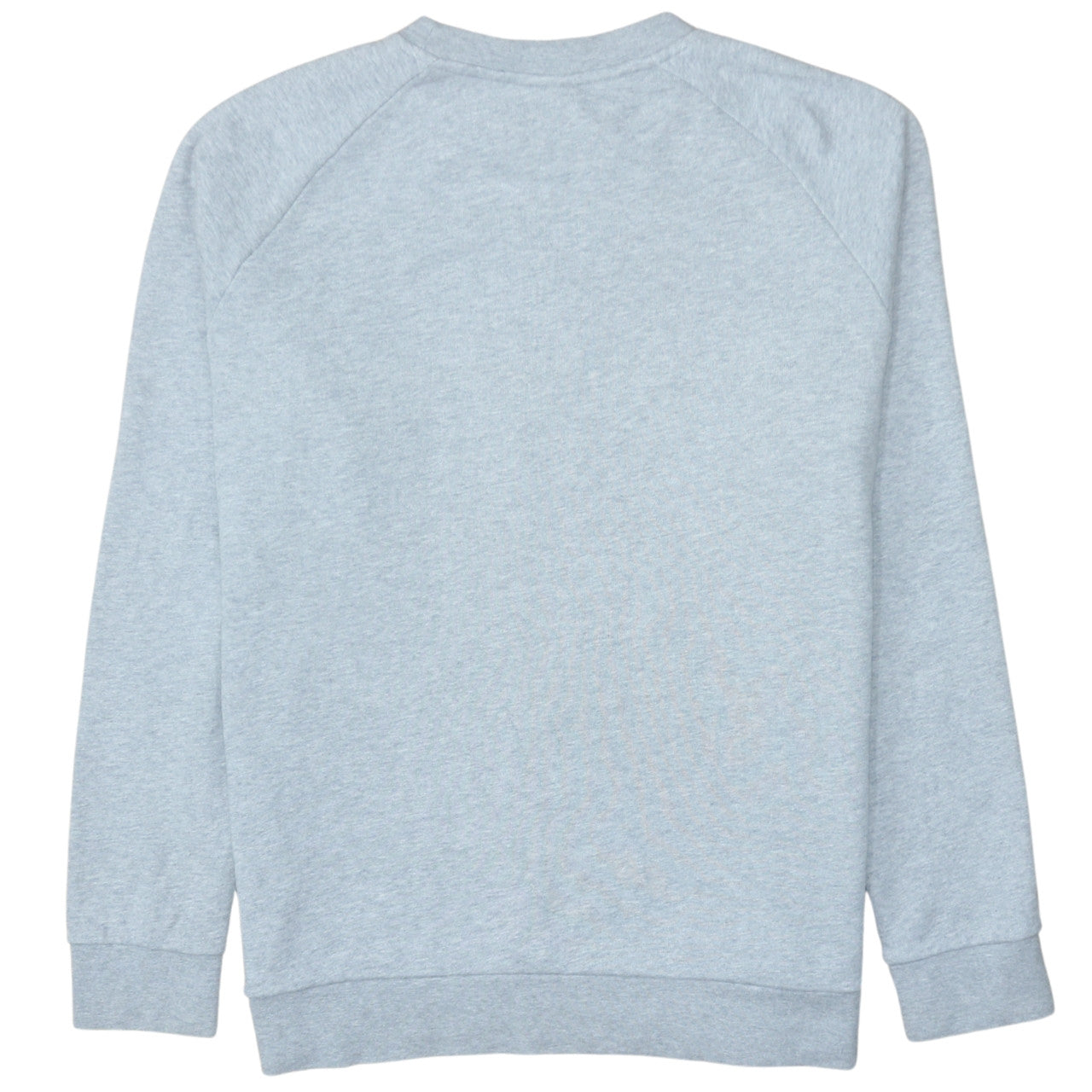 Adidas Mens Grey Large Pullover Crew Neck Logo Sweatshirt