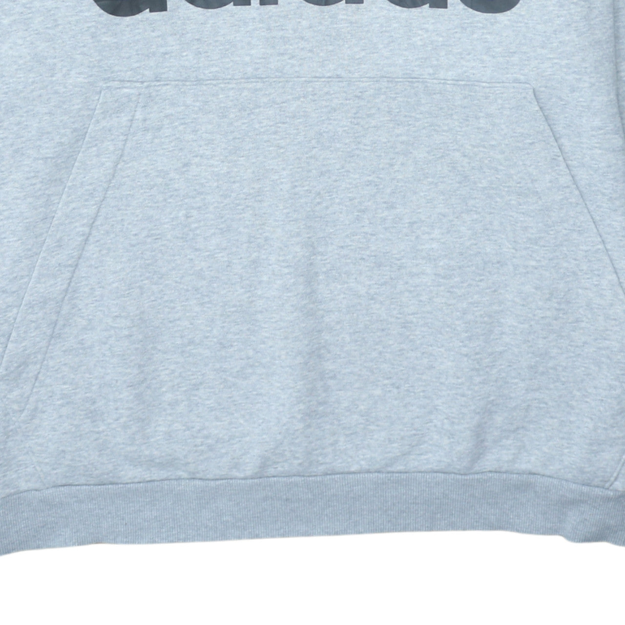 Adidas Mens Grey 2XL Pullover Hoodie Sweatshirt Logo Cotton Blend