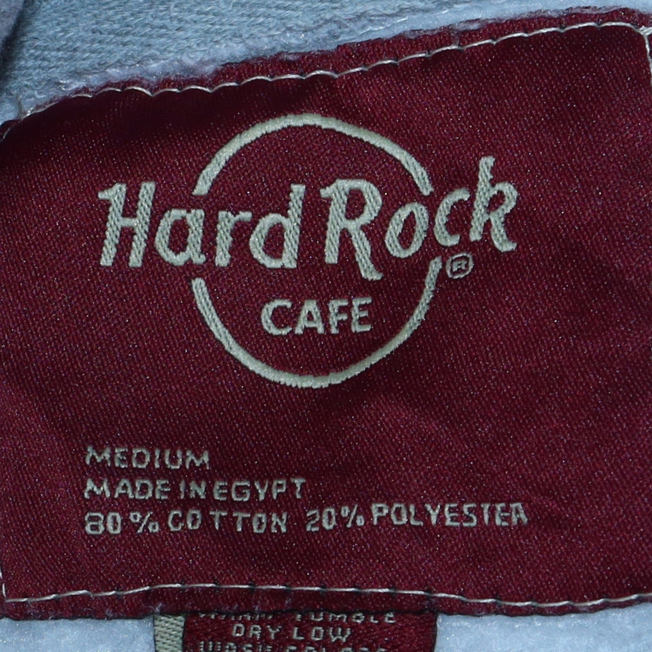 Hard Rock Cafe Women's Grey Medium Pullover Hoodie Sweatshirt