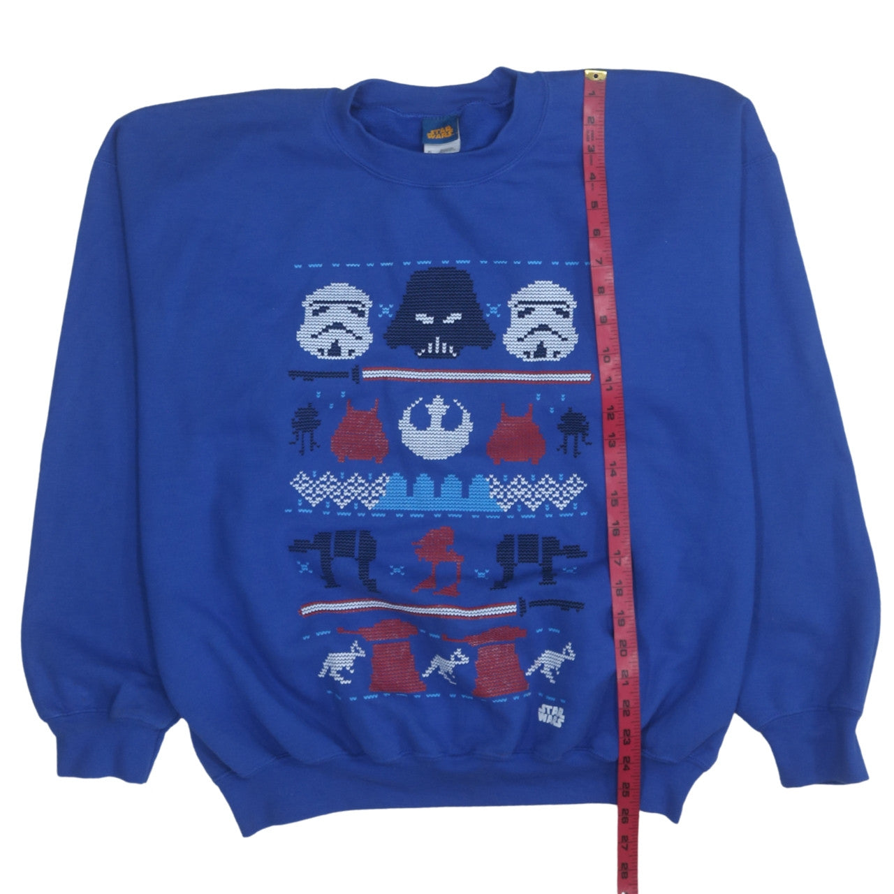Star Wars Men's Blue XL Sweatshirt Crew Neck Fleece Pullover
