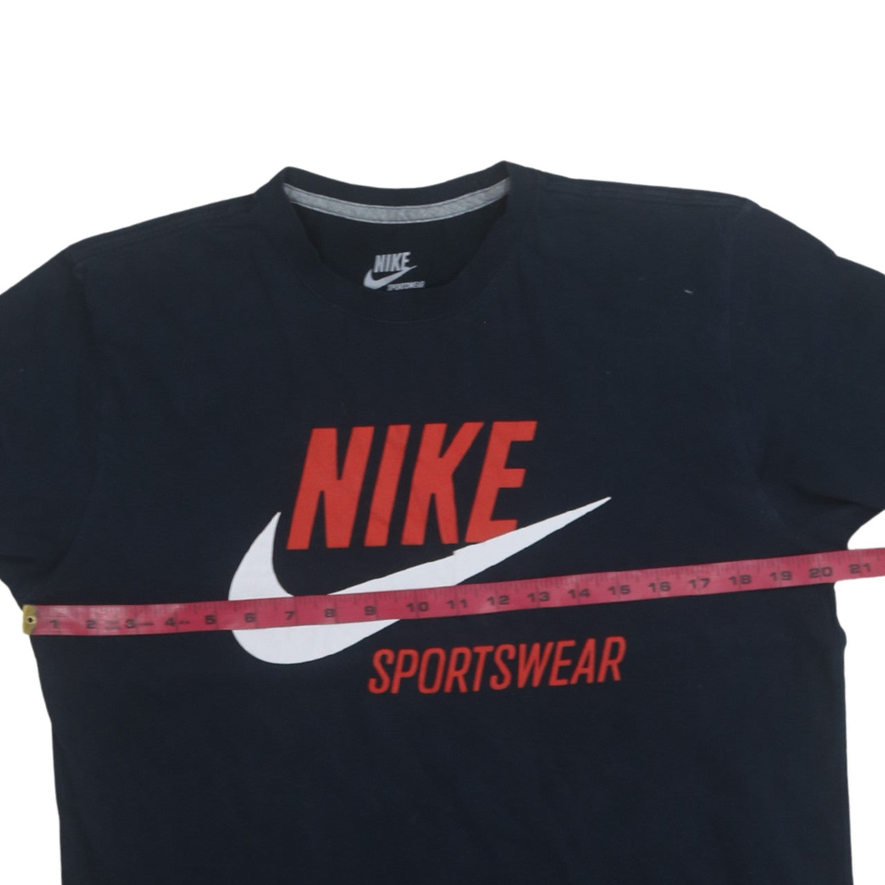 Nike Men's Blue Sportswear Graphic Cotton T-Shirt L