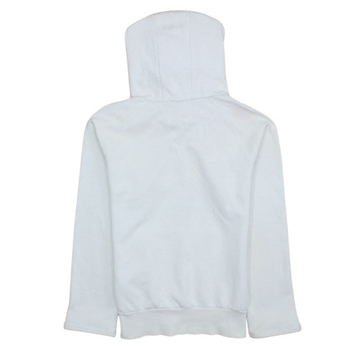 Nike Women White XL Pullover Hoodie with Green Logo