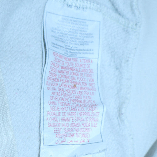 Nike Women White XL Pullover Hoodie with Green Logo