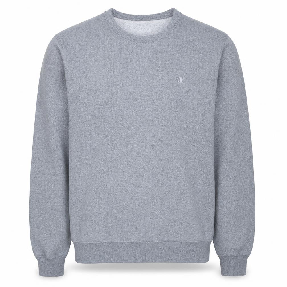 Champion Men's Grey Crew Neck Sweatshirt Large Classic Fit