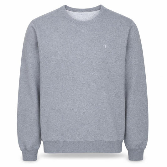 Champion Men's Grey Crew Neck Sweatshirt Large Classic Fit