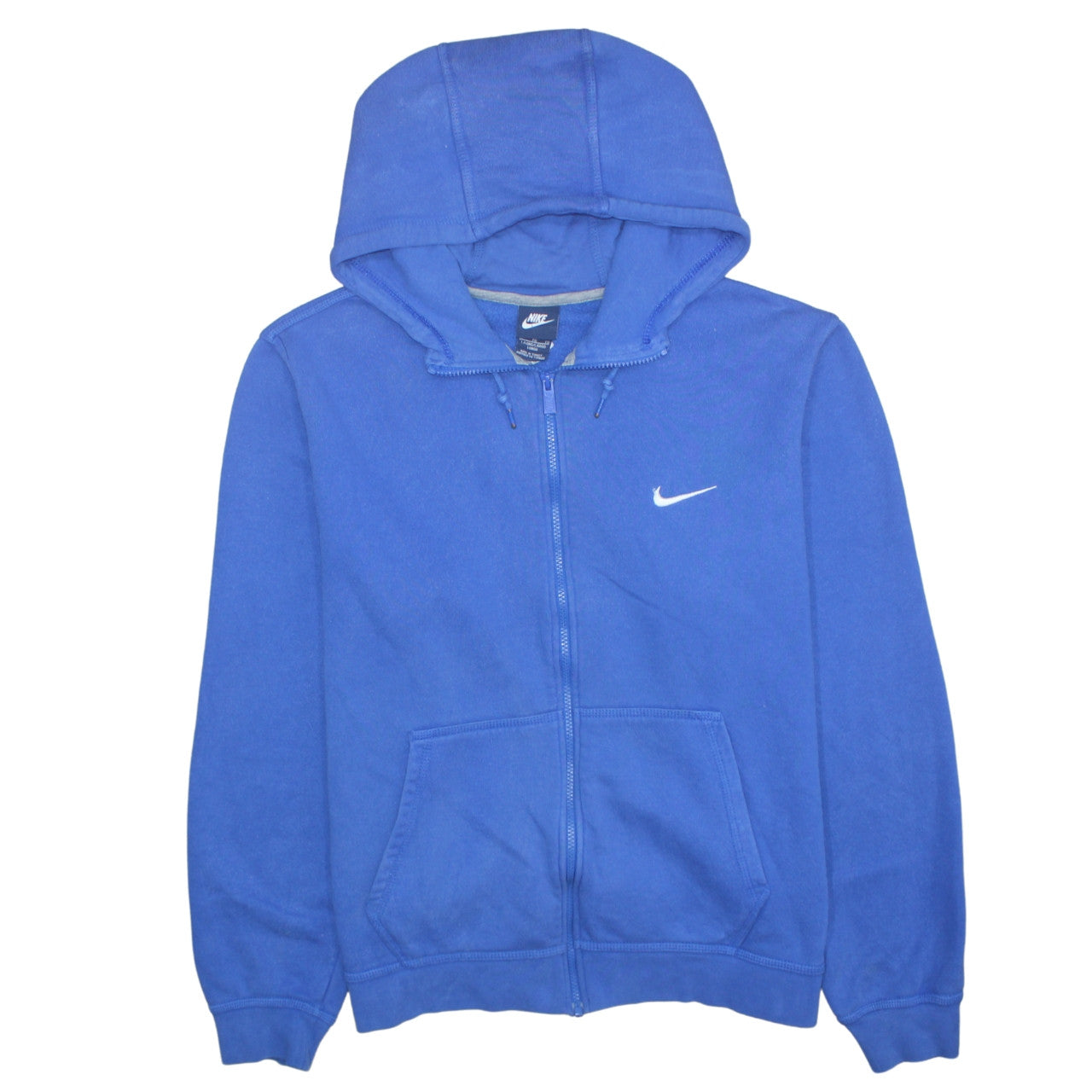 Nike Men's Blue Full Zip Hoodie XL Fleece Sweatshirt Sportswear