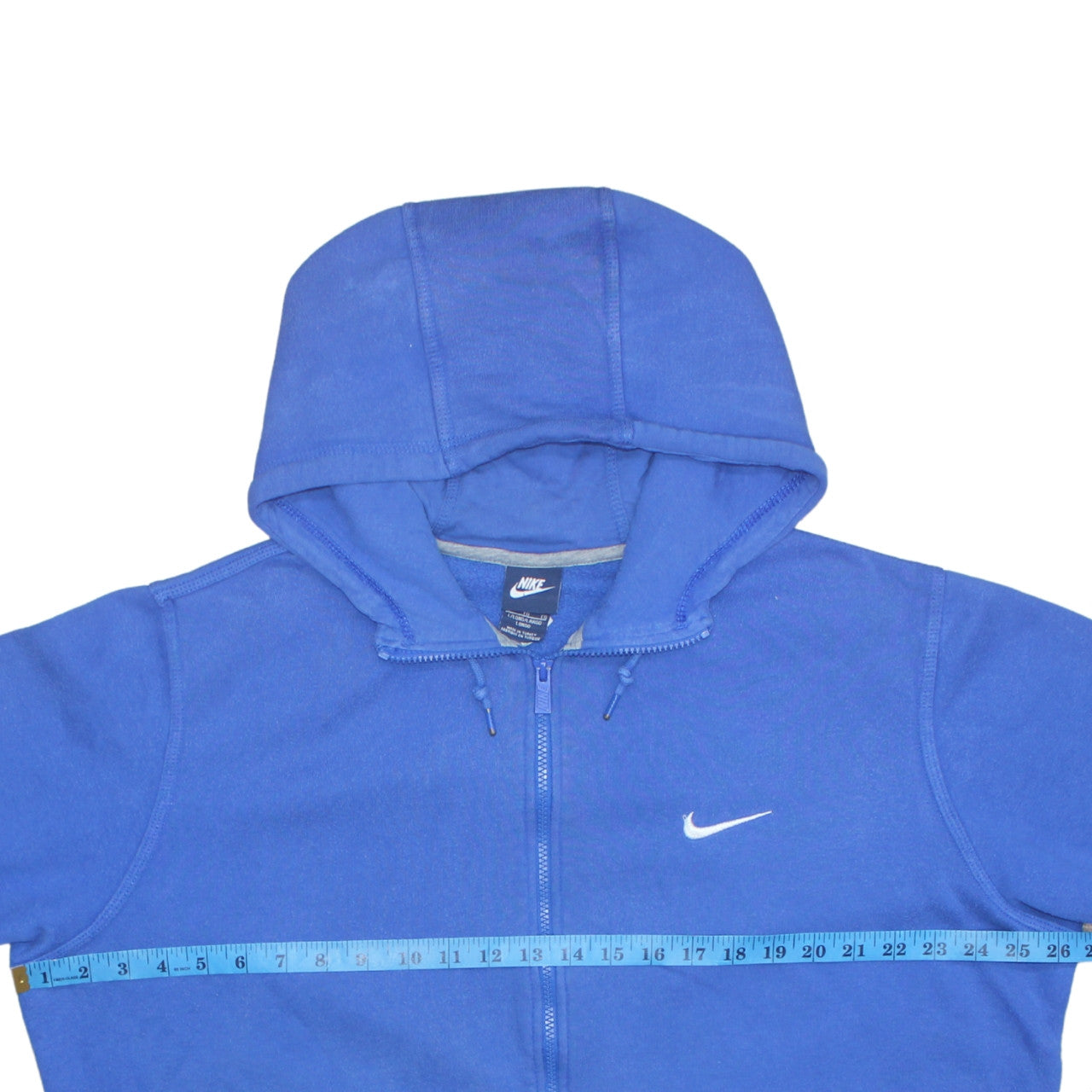 Nike Men's Blue Full Zip Hoodie XL Fleece Sweatshirt Sportswear
