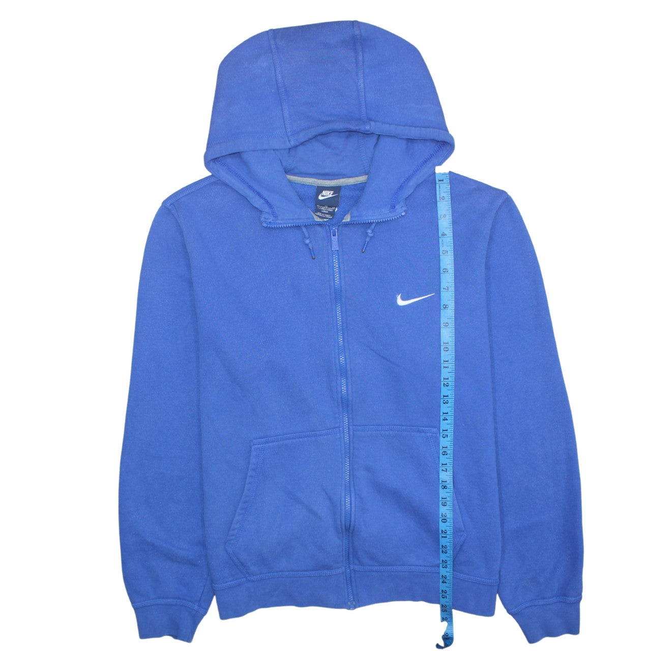 Nike Men's Blue Full Zip Hoodie XL Fleece Sweatshirt Sportswear