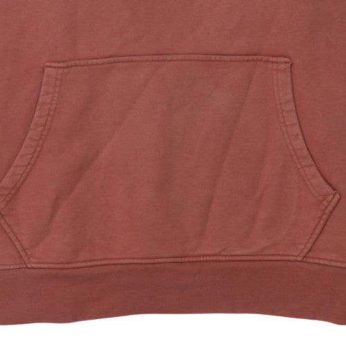 Levi's Men's Brown Relaxed Pullover Hoodie L Logo Graphic Fleece