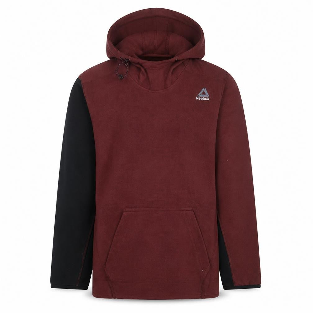 Reebok Men's Red & Black Pullover Hoodie Size M