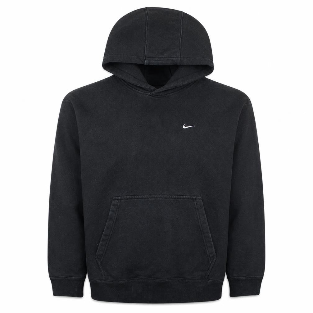 Nike Men's Black Pullover Hoodie Size L Regular Fit Logo Sweatshirt