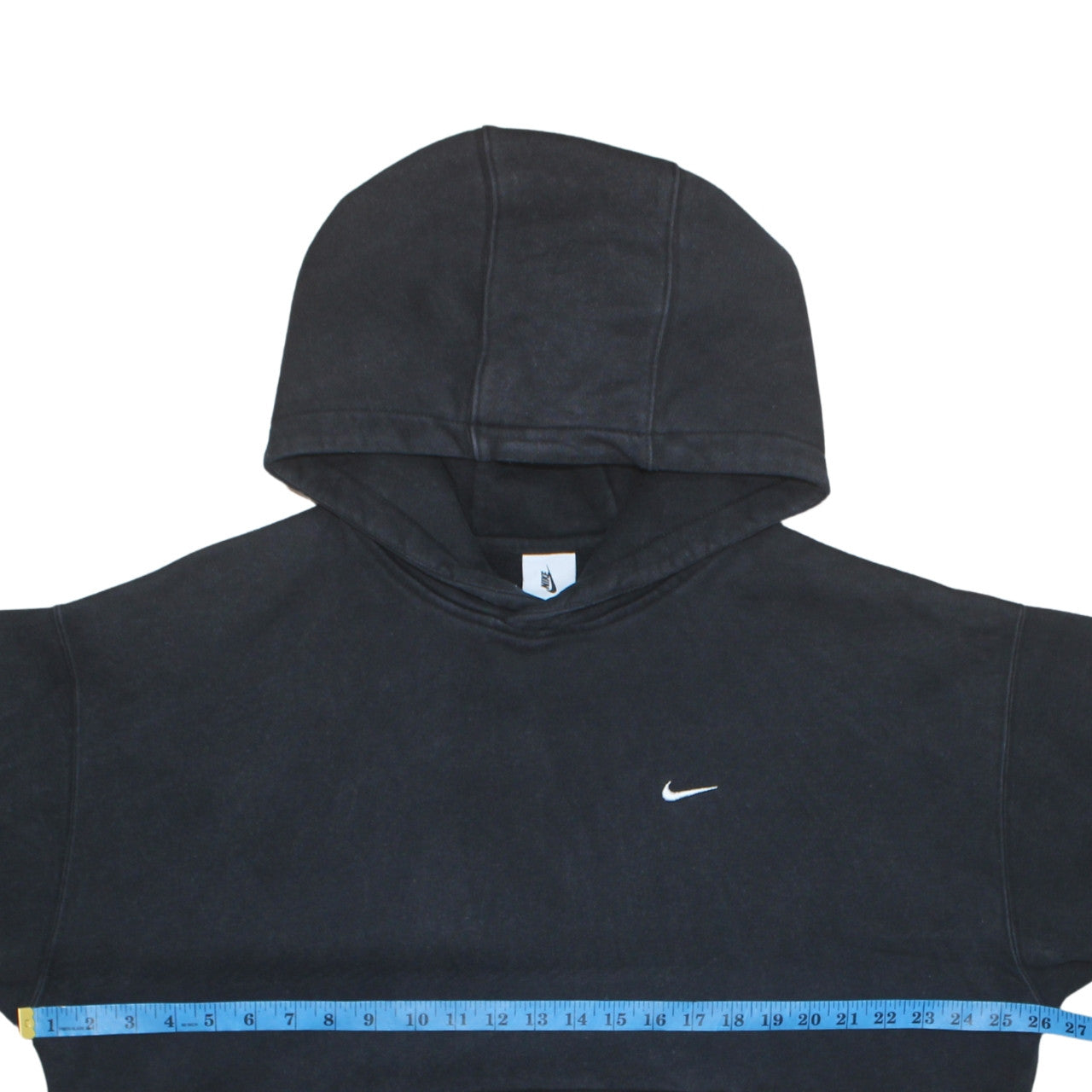 Nike Men's Black Pullover Hoodie Size L Regular Fit Logo Sweatshirt
