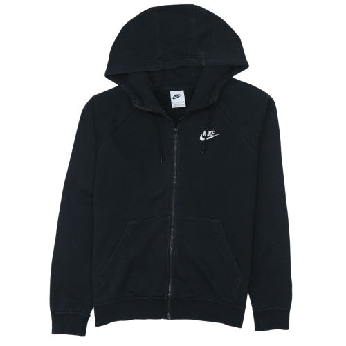 Nike Men's Black Full Zip Hoodie Size S Regular Fit Fleece Sweatshirt