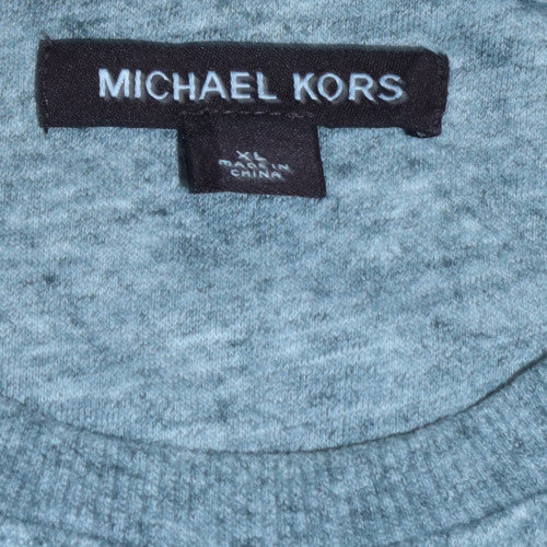 Michael Kors Men's Grey XL Crew Neck Sweatshirt Classic Fit