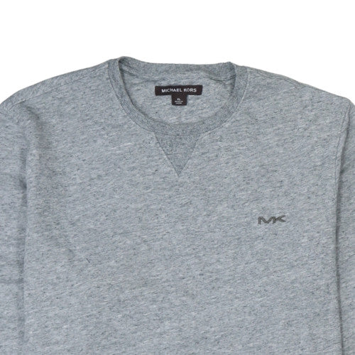 Michael Kors Men's Grey XL Crew Neck Sweatshirt Classic Fit