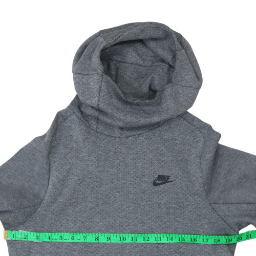 Nike Men's Grey Pullover Hoodie Small High Neck Sportswear