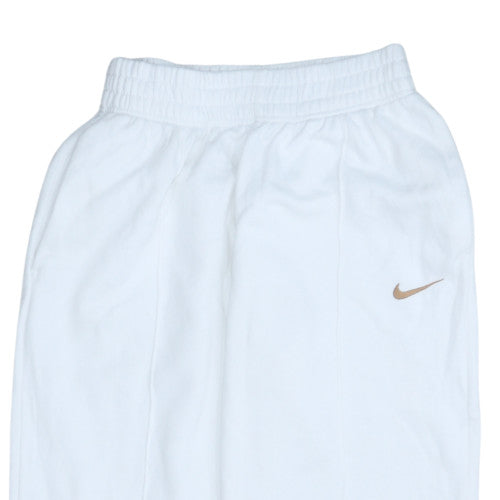 Nike Womens White XS Fleece Jogger Sweatpants Activewear