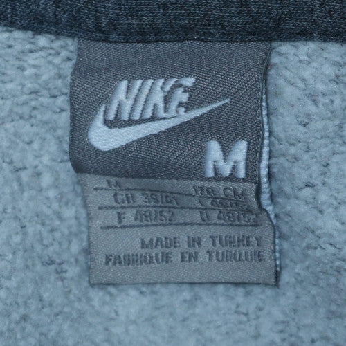 Nike Men's Grey Full Zip Hoodie Sweatshirt M Fleece Lined