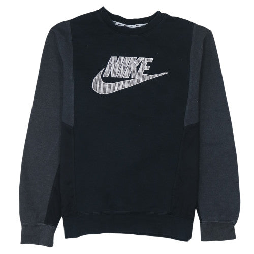 Nike Men's Black Logo Pullover Sweatshirt Size M