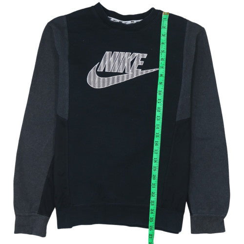 Nike Men's Black Logo Pullover Sweatshirt Size M