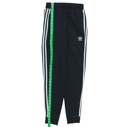 Adidas Men's Black XS Jogger Trousers with Side Stripes