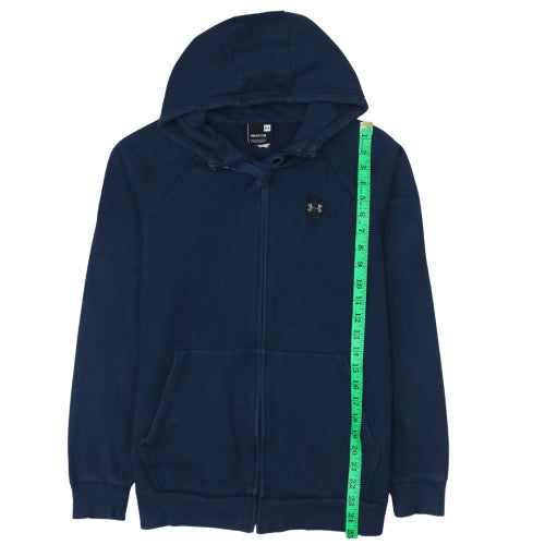 Under Armour Men's Blue Full Zip Hoodie Size Small Fleece