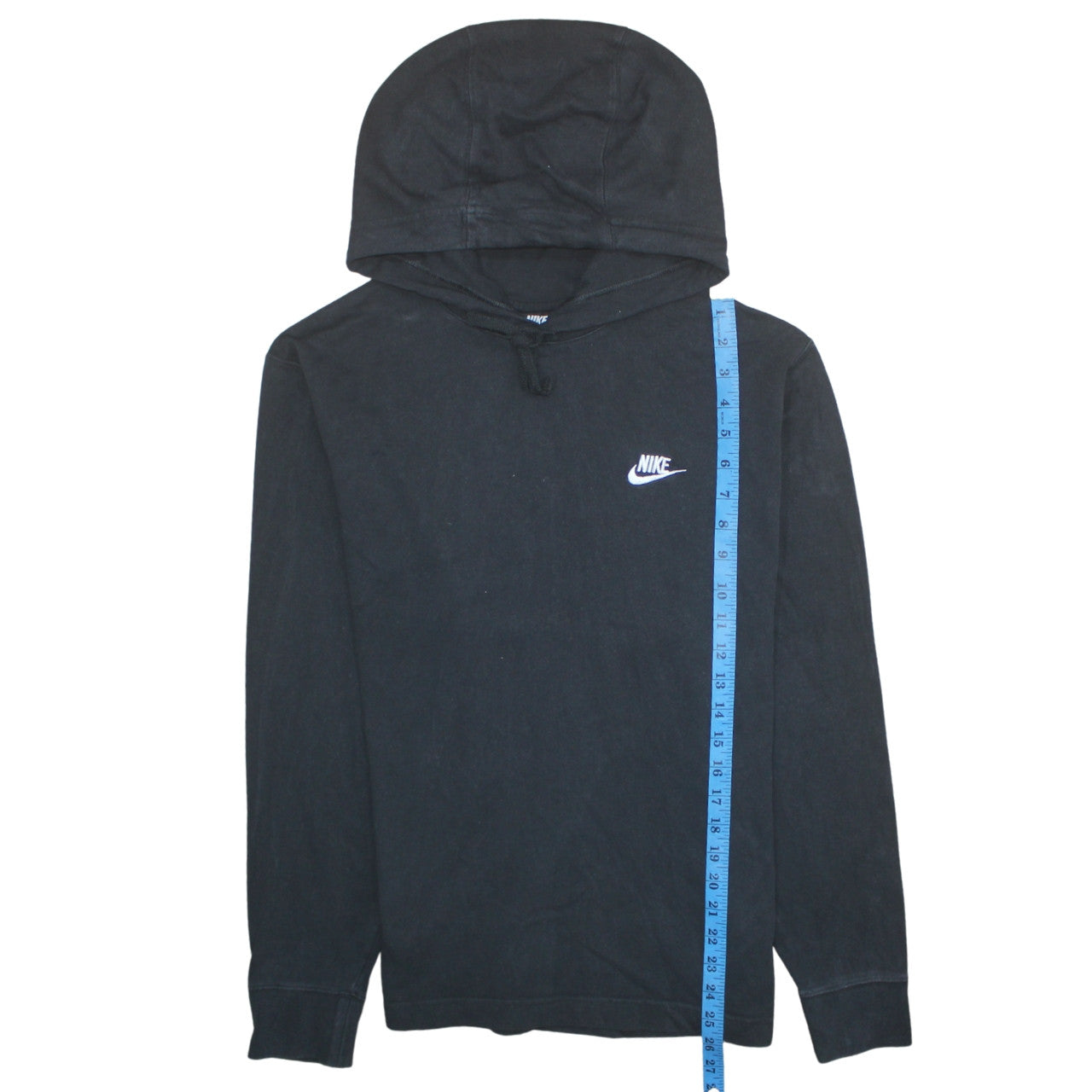 Nike Men's Black Pullover Hoodie Medium Cotton Sportswear