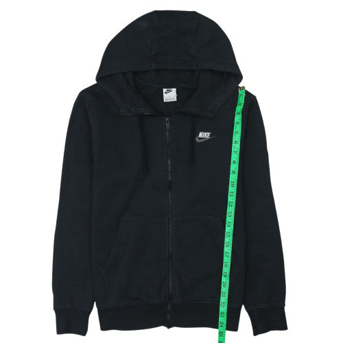 Nike Men's Black Full Zip Fleece Hoodie Size S Excellent Condition