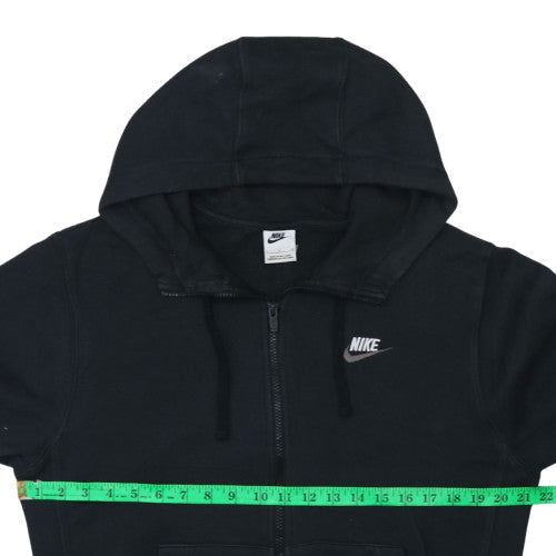 Nike Men's Black Full Zip Fleece Hoodie Size S Excellent Condition