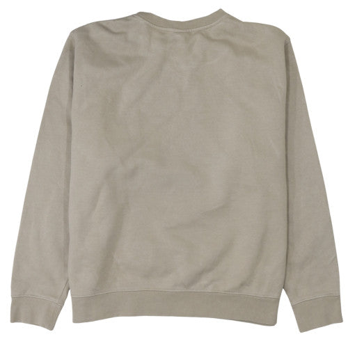 Nike Womens Beige Crew Neck Pullover Sweatshirt XL Cotton Blend