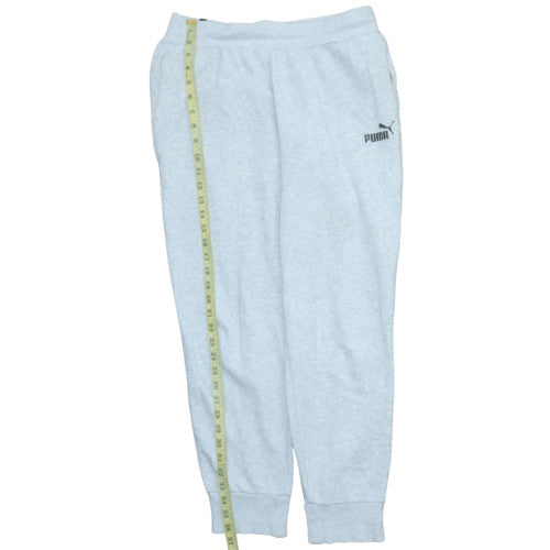Puma Mens Grey Fleece Jogger Sweatpants Size M