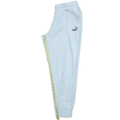 Puma Mens Grey Fleece Jogger Sweatpants Size M