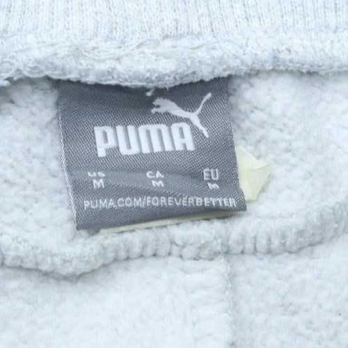 Puma Mens Grey Fleece Jogger Sweatpants Size M